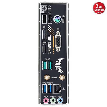ASUS TUF GAMING B550M-E WIFI DDR4 4600MHz VGA HDMI DP M.2 USB3.2 Wi-Fi Micro-ATX AM4