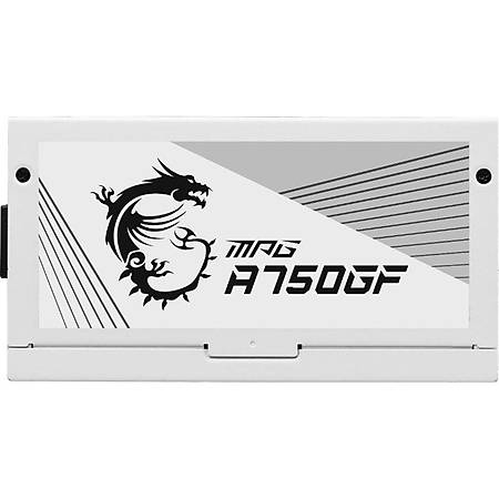 MSI MPG A750GF Beyaz 750W 80+ Gold Full Modler Power Supply