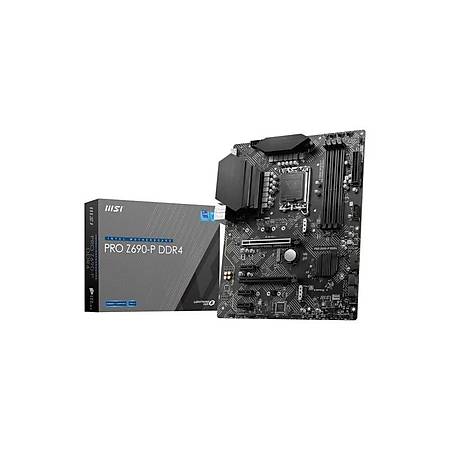 MSI PRO Z690-P DDR4 5200MHz HDMI DP M.2 USB3.2 ATX Soket 1700