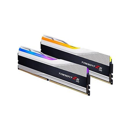 G-Skill Trident Z5 RGB 32GB (2x16) DDR5 6400 MHz CL32 Soðutuculu Dual Kit Gri Ram F5-6400J3239G16GX2-TZ5RS