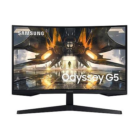 Samsung Odyssey G5 LS27AG550EUXUF 27 2560x1440 165Hz 1ms HDMI DP HDR10 Curved Oyuncu Monitr