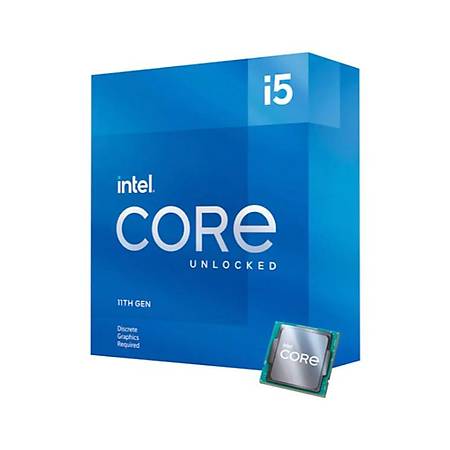 Intel Core i5 11600KF Soket 1200 3.9GHz 12MB Cache lemci Fansz Kutulu