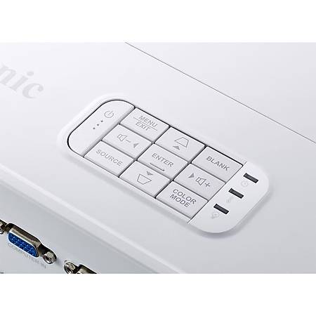 ViewSonic PS501W 3600 Ans 1280x800 WXGA Hdm Usb 3D DLP Ksa Mesafe Projeksiyon Cihaz