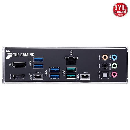 ASUS TUF GAMING Z690-PLUS D4 DDR4 5333MHz HDMI DP M.2 USB3.2 Thunderbolt ATX Soket 1700