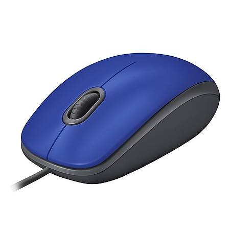 Logitech M110 Silient Kablolu Mavi USB Mouse 910-005488