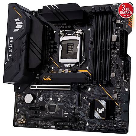 ASUS TUF GAMING B560M-PLUS DDR4 5000MHZ (OC) HDMI DP TYPE-C M.2 USB3.2 AURA RGB mATX 1200p