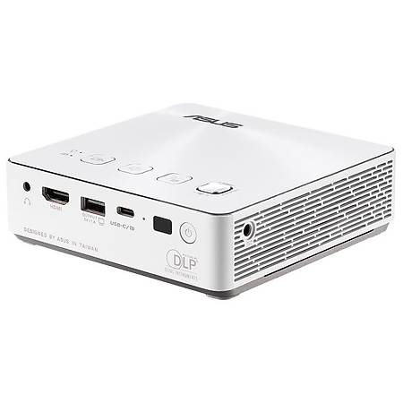 Asus ZenBeam S2 500Ans 1280x720 HD Hdmý USB-C Wi-Fi 3D Taþýnabilir Led Beyaz Projeksiyon Cihazý