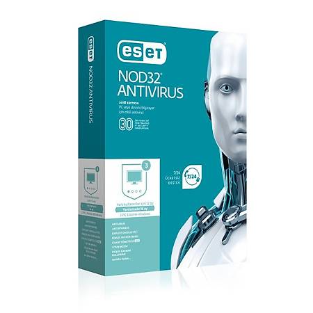 Eset Nod32 Antivirs 3 Kullanc 1 Yl