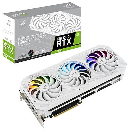 ASUS ROG STRIX GeForce RTX 3080 OC White Edition 10GB 320Bit GDDR6X