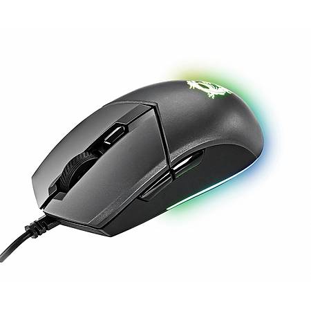 MSI Clutch GM11 5200 DPI Optik Siyah RGB Oyuncu Mouse