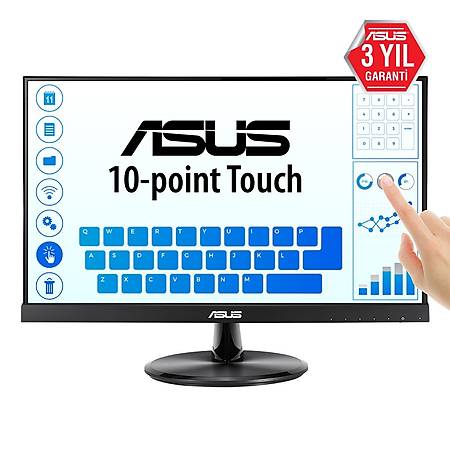 ASUS 21.5 VT229H 1920x1080 60Hz D-Sub Hdm 5ms Vesa Dokunmatik Monitr