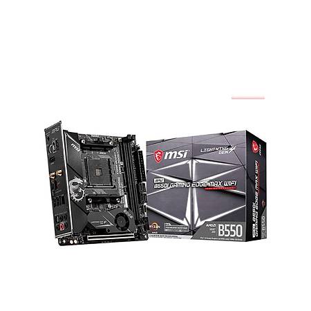 MSI MPG B550I GAMING EDGE MAX WIFI DDR4 4600MHz HDMI M.2 USB3.2 Wi-Fi Mini-ITX AM4
