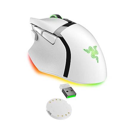 Razer Basilisk V3 Pro Beyaz Kablosuz Gaming Mouse RZ01-04620200-R3G1