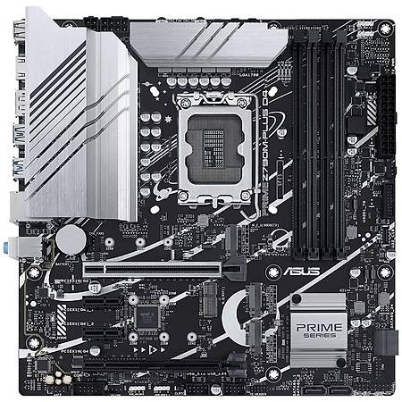 ASUS PRIME Z790M-PLUS D4 DDR4 5333MHz PCI-E Gen3 M.2 USB 3.2 DP HDMI 1G LAN mATX Soket 1700