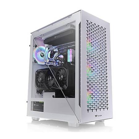 Thermaltake Divider 500 TG Air Snow MidTower Beyaz Oyuncu Kasas PSU Yok