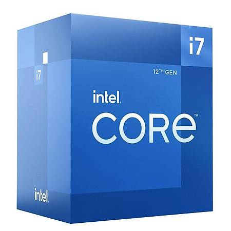 Intel Core i7 12700 Soket 1700 2.1GHz 25MB Cache İşlemci Fanlı Kutulu