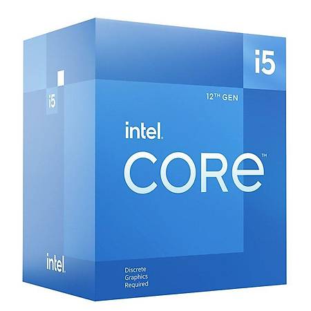 Intel Core i5 12400F Soket 1700 2.5GHz 18MB Cache lemci Fanl Kutulu