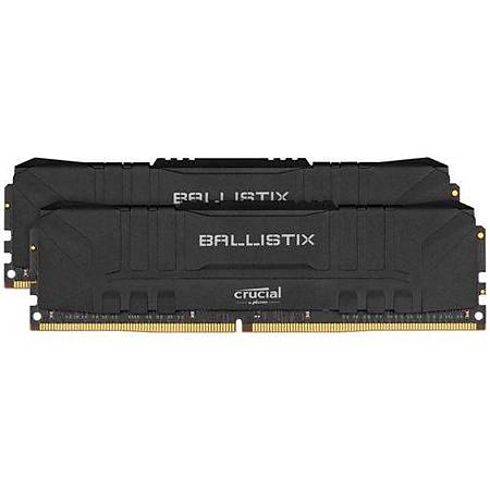 Crucial Ballistix 16GB (2x8GB) DDR4 3200MHz CL16 Siyah Ram