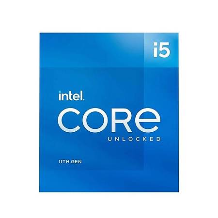 Intel Core i5 11600K Soket 1200 3.9GHz 12MB Cache İşlemci Fansız Kutulu