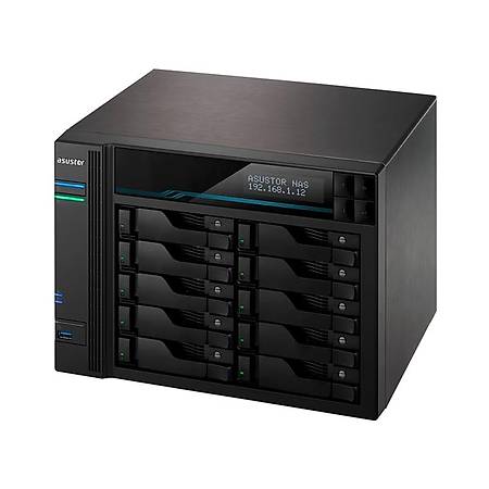 Asustor AS6510T 10 Disk Yuval Rack Nas Depolama nitesi