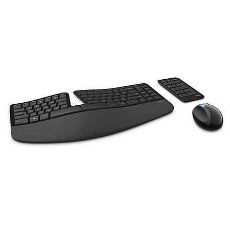 Microsoft Sculpt Ergonomic Desktop Kablosuz Klavye Mouse Set Siyah L5V-00016
