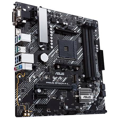 ASUS PRIME B450M-A II DDR4 4400MHz VGA HDMI DVI M.2 USB 3.2 mATX AM4