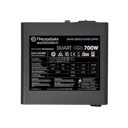 Thermaltake Smart RGB 700W 80+ RGB Led Power Supply