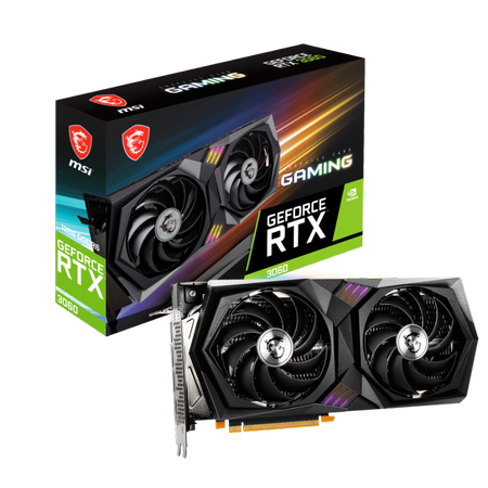 MSI GeForce RTX 3060 GAMING 12G 12GB 192Bit GDDR6