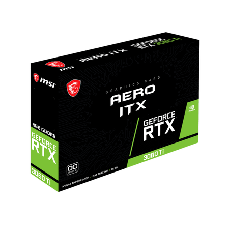 MSI GeForce RTX 3060 Ti AERO ITX OC 8GB 256Bit GDDR6