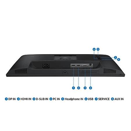 Samsung LS24A400VEUXEN 24 1920x1080 75Hz 5ms HDMI VGA DP Webcam IPS Monitör