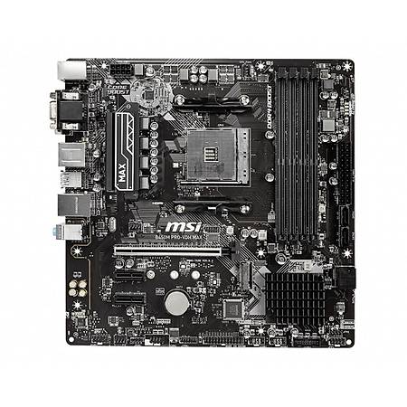MSI B450M PRO-VDH MAX DDR4 3866MHz (OC) VGA DVI HDMI GLAN SATA 6GB/S M.2 USB3.1 mATX AM4