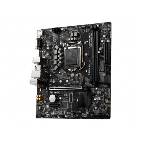 MSI B560M PRO E DDR4 4800MHz (OC) HDMI VGA M.2 USB 3.2 mATX 1200p