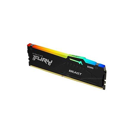 Kingston Fury Beast RGB 16GB DDR5 5200MHz CL40 Soðutuculu Ram KF552C40BBA-16