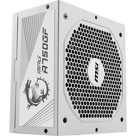 MSI MPG A750GF Beyaz 750W 80+ Gold Full Modler Power Supply