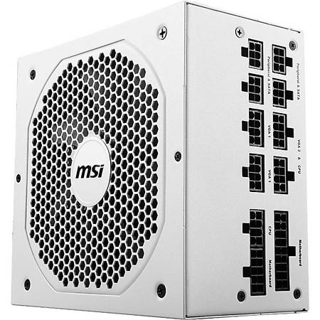 MSI MPG A750GF Beyaz 750W 80+ Gold Full Modüler Power Supply