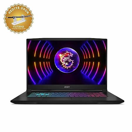 MSI KATANA 17 B12VFK-481XTR i7-12650H 16GB DDR5 1TB SSD 8GB RTX4060 17.3 FHD 144Hz FreeDOS