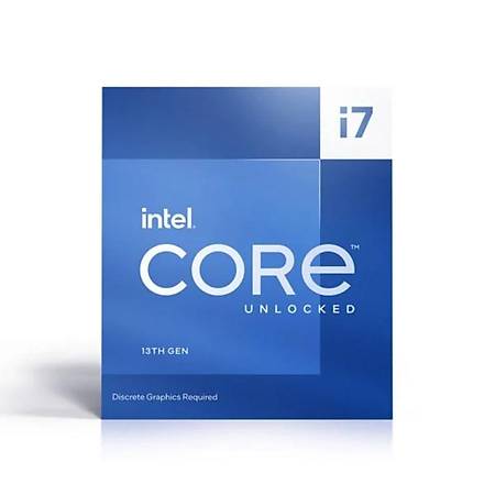 Intel Core i7 13700KF Soket 1700 3.4GHz 24MB Cache İşlemci Fansız Kutulu