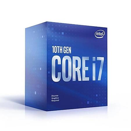 Intel Core i7 10700F Soket 1200 2.9GHz 16MB Cache lemci Fanl Kutulu