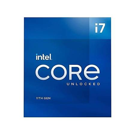  Intel Core i7 11700K Soket 1200 3.6GHz 16MB Cache Ýþlemci Fansýz Tray