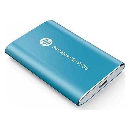 HP P500 Blue 500GB Usb Type-C Taþýnabilir Portatif SSD Disk 7PD54AA