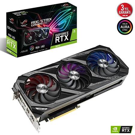 ASUS ROG STRIX GeForce RTX 3070 V2 8GB 256Bit GDDR6