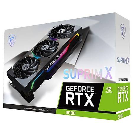 MSI GeForce RTX 3080 SUPRIM X 12G LHR 12GB 384Bit GDDR6X