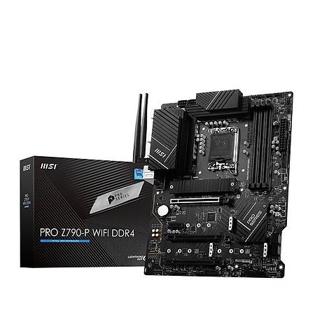 MSI PRO Z790-A Wi-Fi DDR4 5333MHz PCI-E Gen4 M.2 USB 3.2 DP HDMI 2.5G LAN Wi-Fi 6E ATX Soket 1700