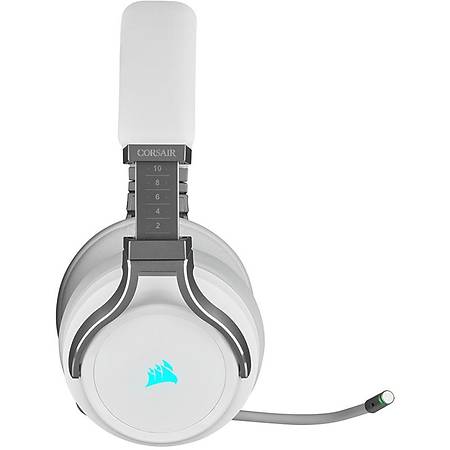 Corsair Virtuoso RGB Kablosuz Oyuncu Kulaklk Beyaz CA-9011186-EU