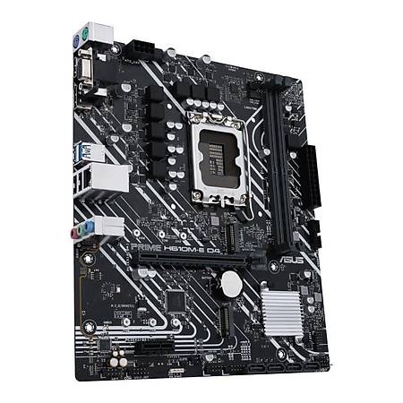 ASUS PRIME H610M-E D4 DDR4 3200MHz VGA HDMI DP M.2 USB3.2 mATX Soket 1700
