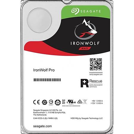 Seagate Ironwolf Pro 3.5 12TB 7200Rpm 256MB Sata 3 ST12000NE0008