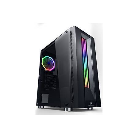 GameBooster GB-G3601B RGB Tempered Glass USB 3.0 Mid Tower Kasa PSU Yok