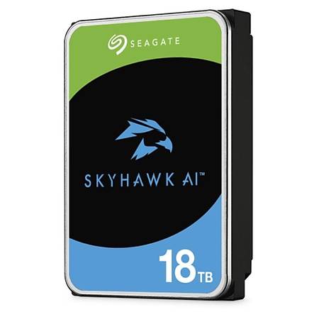 Seagate Skyhawk AI 3.5 18TB 7200RPM 256MB Sata 6Gbit/sn 550TB/Y RV 7/24 ST18000VE002