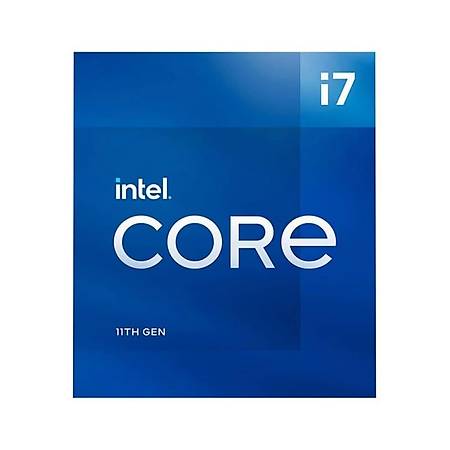 Intel Core i7 11700 Soket 1200 2.5GHz 16MB Cache lemci Fanl Kutulu