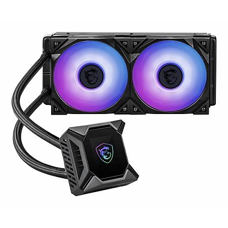 MSI MAG CORELIQUID K240 240mm aRGB 2.4 Lcd Ekranl lemci Sv Soutucu